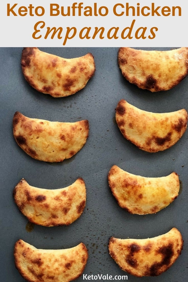 Keto Buffalo Chicken Empanadas