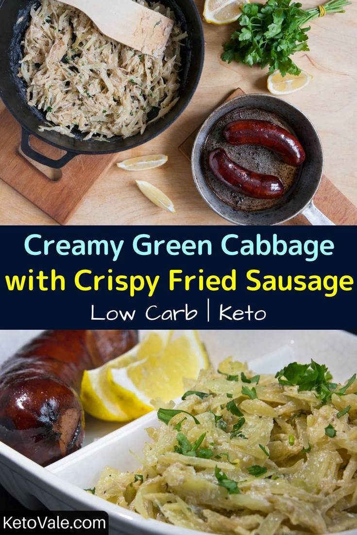 Keto Creamed Cabbage