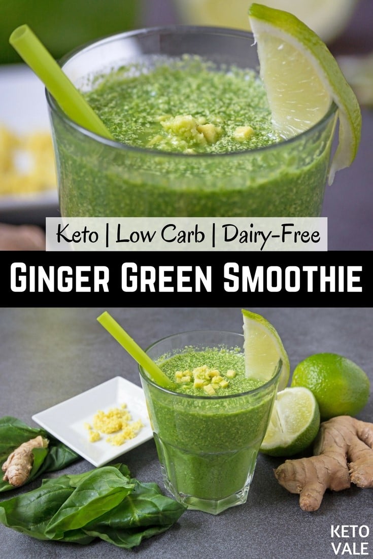 Keto Ginger Green Smoothie