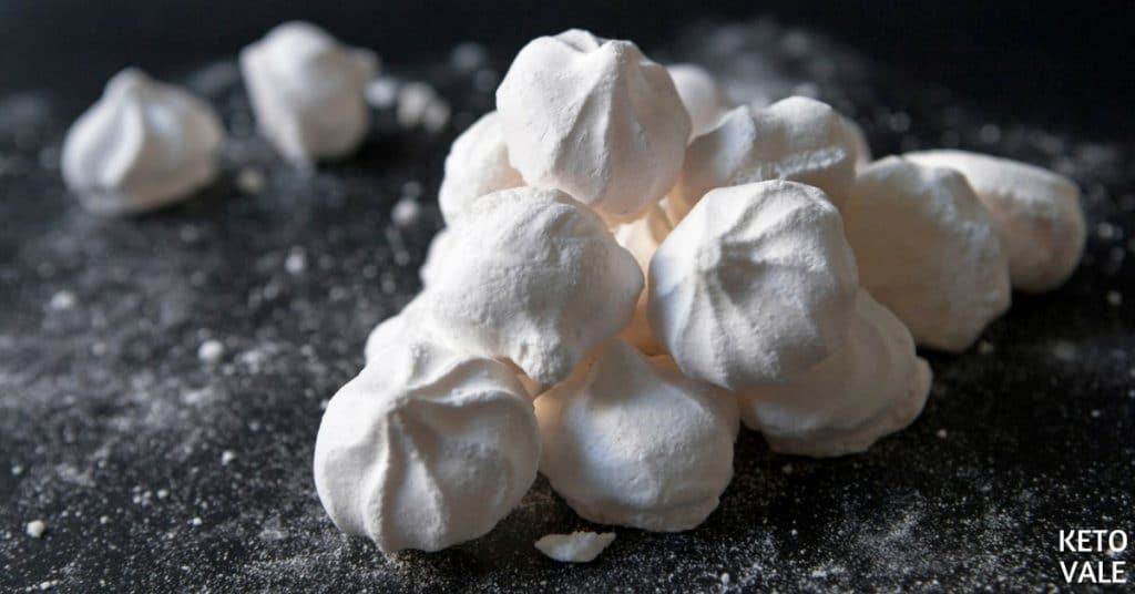 Keto Lemon Meringue Cookies