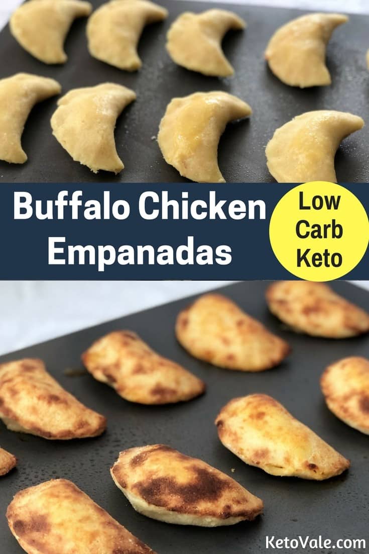 Low Carb Buffalo Chicken Empanadas