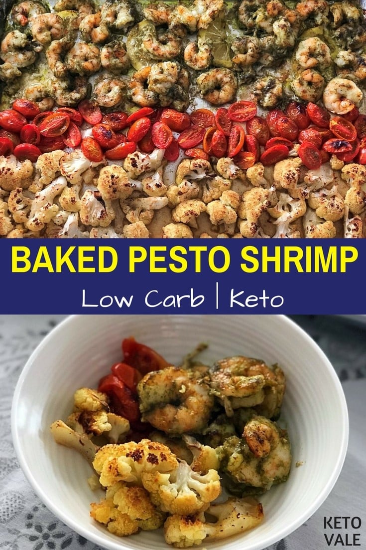 Pesto Shrimp with Cauliflower