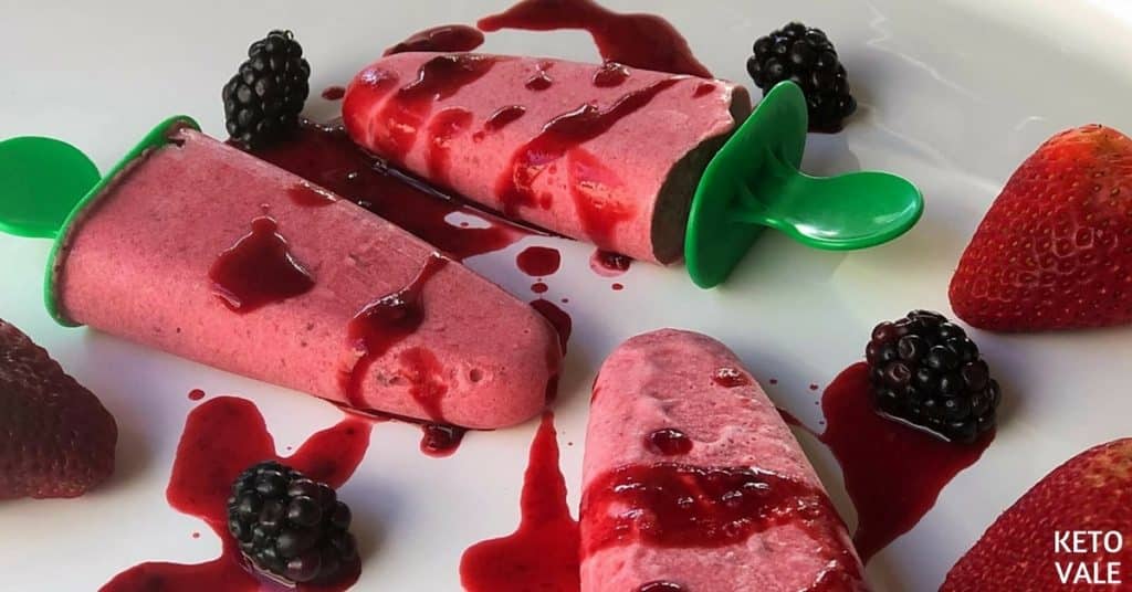 Strawberry Blackberry Popsicles