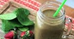 Strawberry Brazil Nuts Spinach Smoothie
