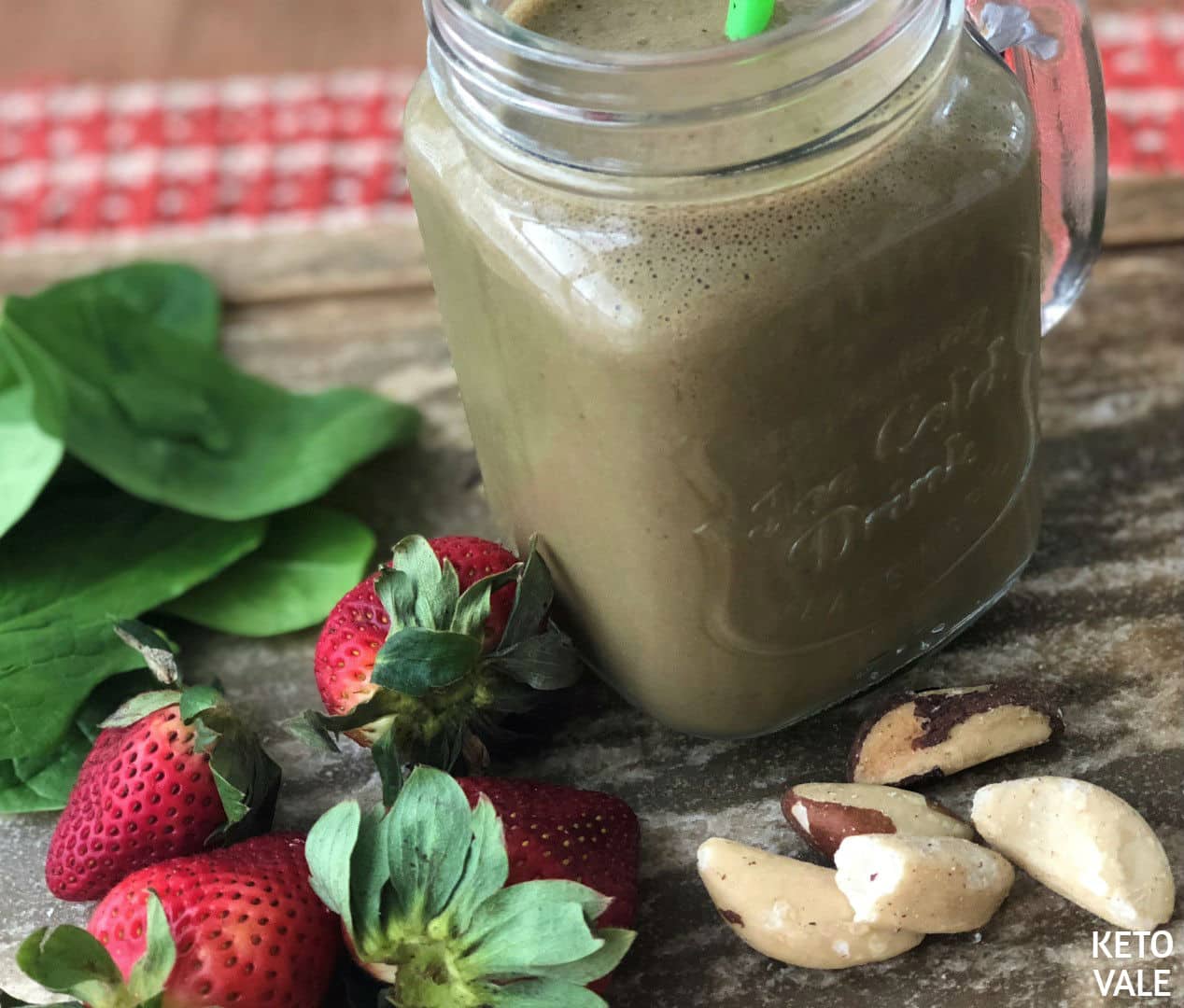  Strawberry Spinach Smoothie