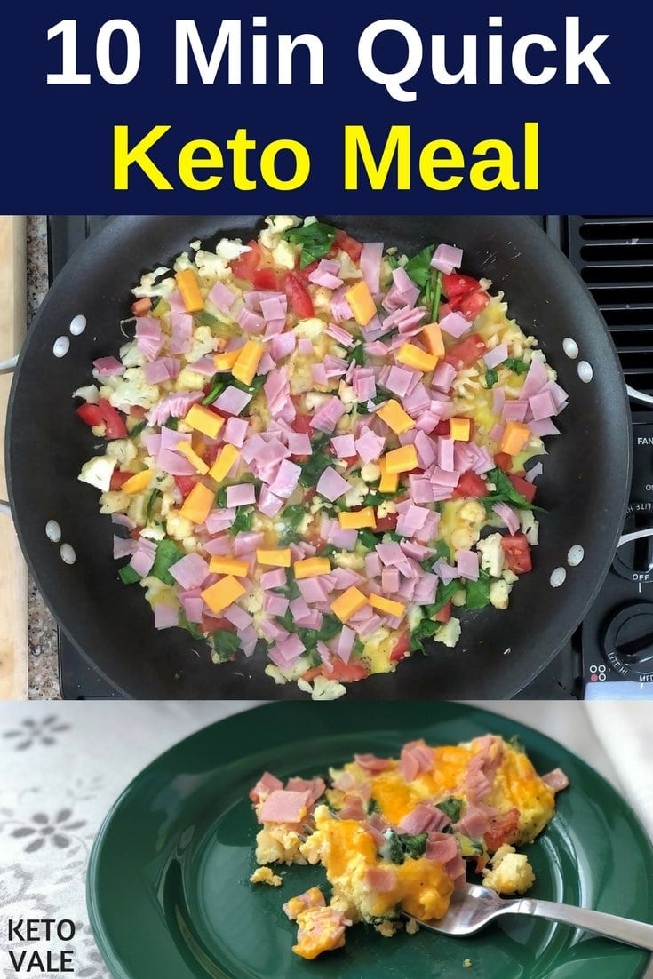 10 Min Quick Keto Meal Recipe