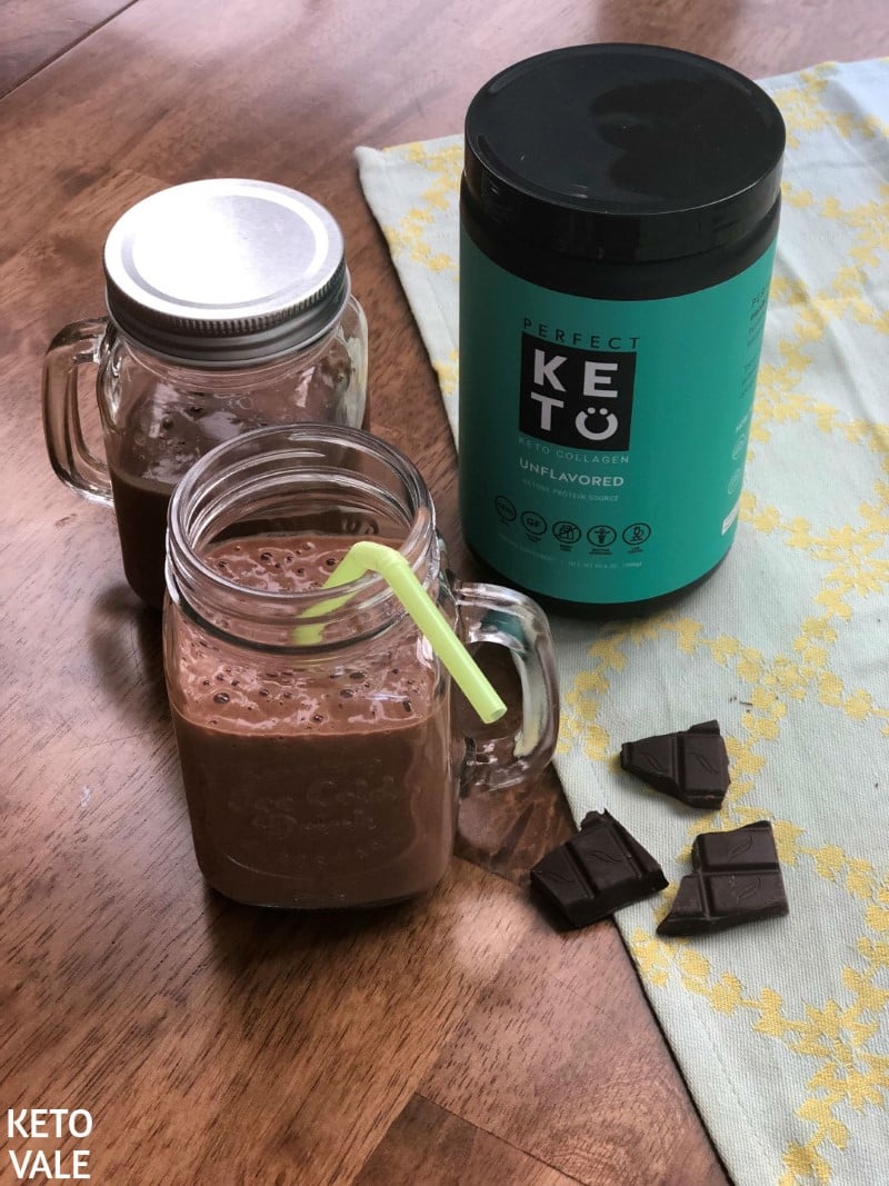 Avocado Collagen Chocolate Smoothie Recipe