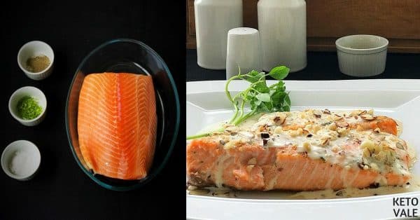 Baked Salmon with Almond Crumbs Baked Salmon with Almond Crumbs