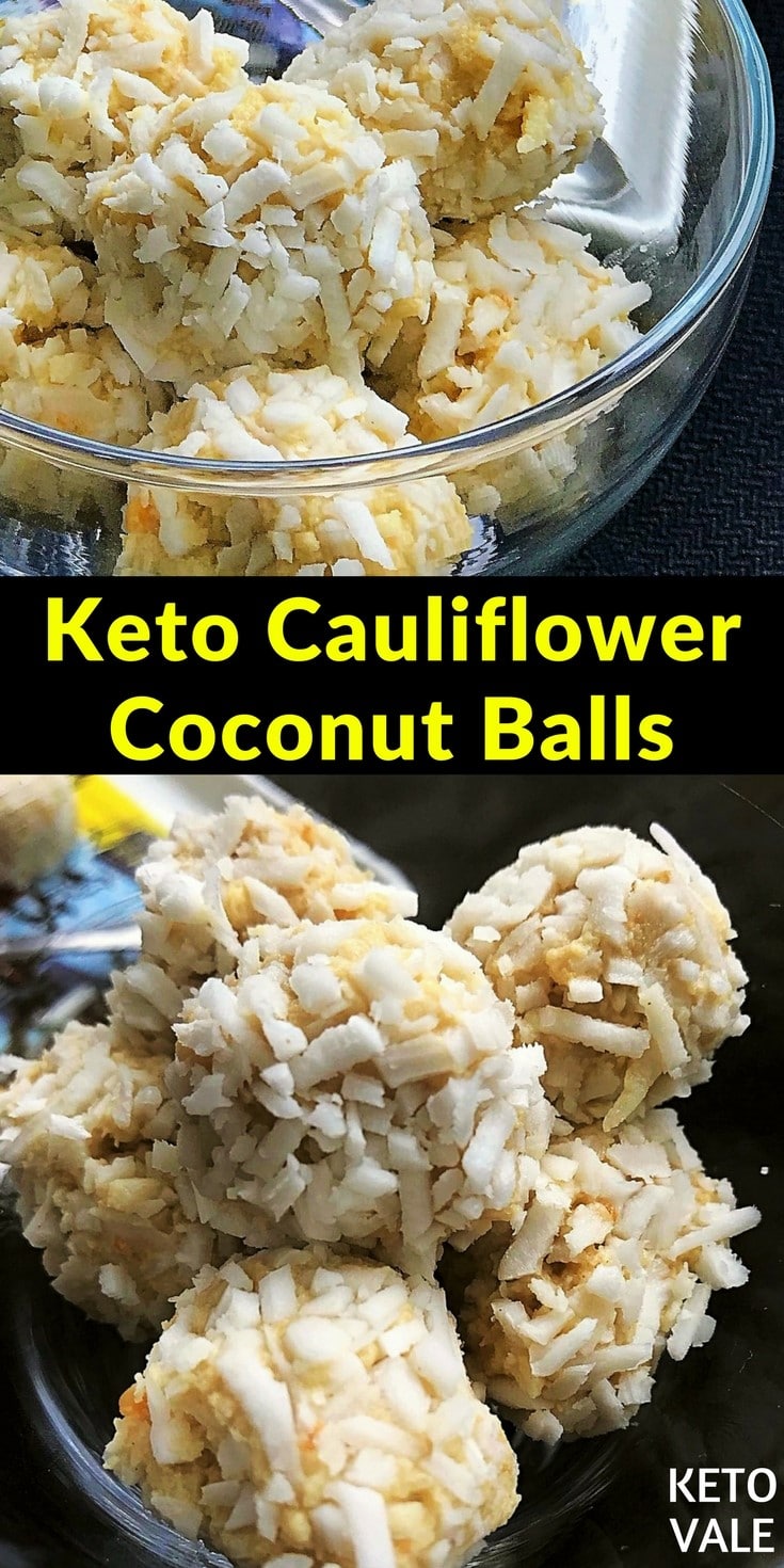 Cauliflower Coconut Peanut Butter Balls