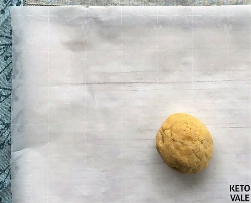 Cool Fettuccine dough in the fridge