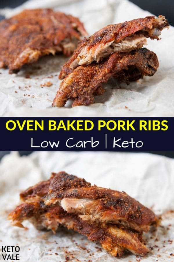 Keto Dry Rub Ribs Low Carb Recipe (Only 2 Net Carbs) KetoVale
