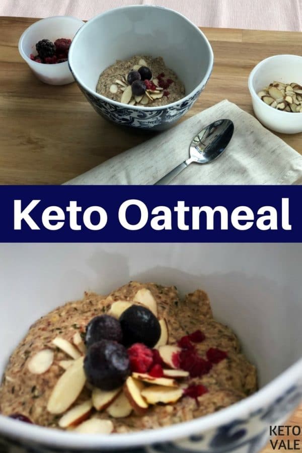 Keto Oatmeal Nooats Low Carb Recipe Keto Vale