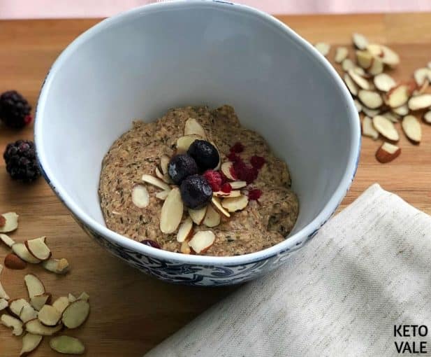 Keto Oatmeal Nooats Low Carb Recipe Keto Vale