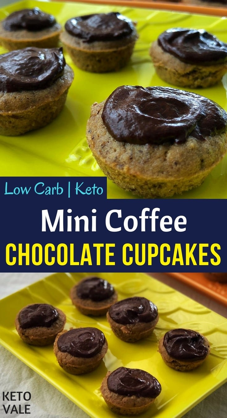 Mini Coffee Chocolate Cupcakes