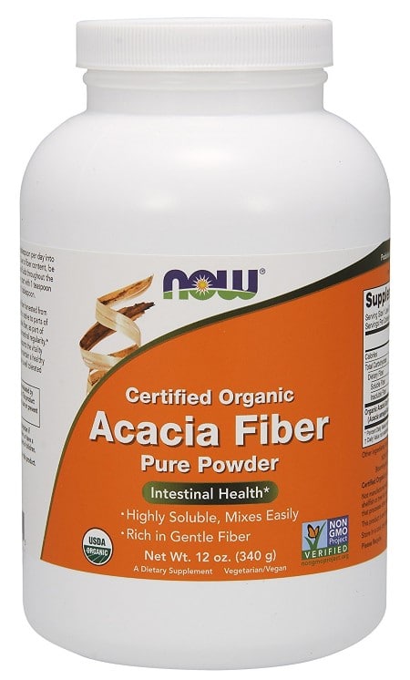 NOW Organic Acacia Fiber Powder