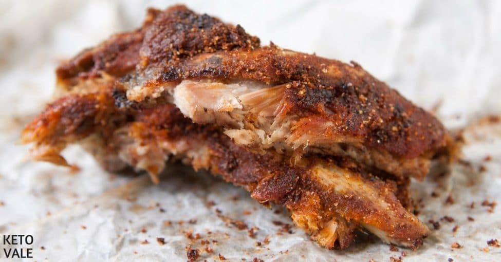 Keto Dry Rub Ribs Low Carb Recipe (Only 2 Net Carbs) KetoVale