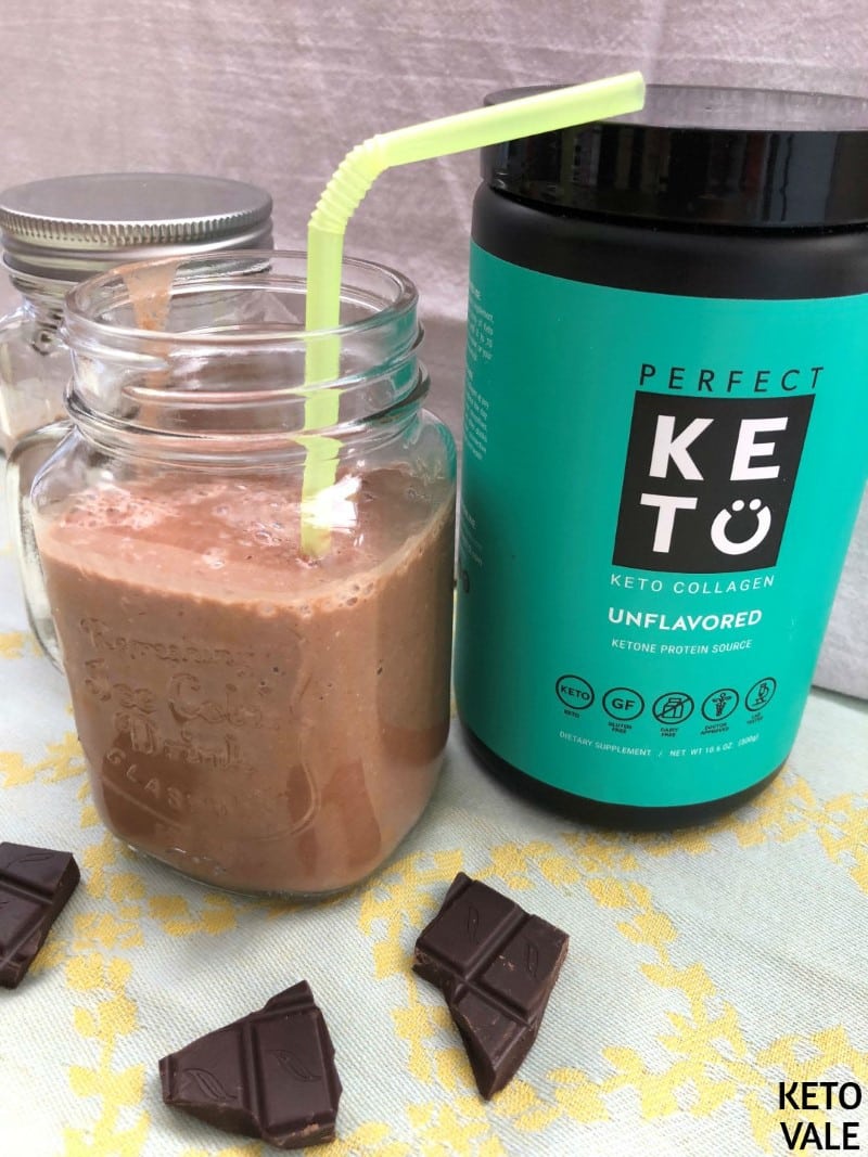 Perfect Keto Collagen Chocolate Smoothie