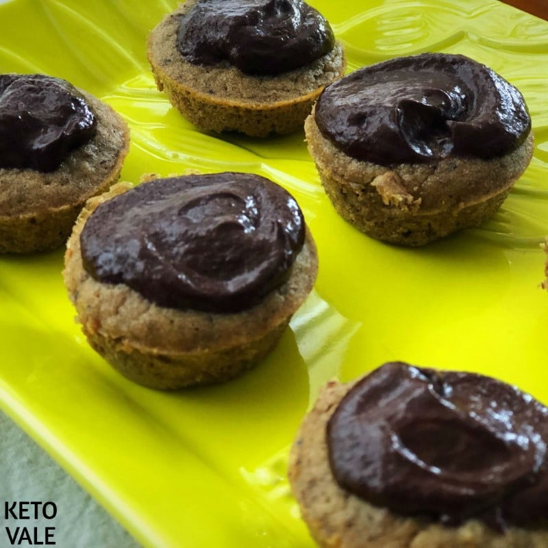 Small batch keto chocolate cupcakes