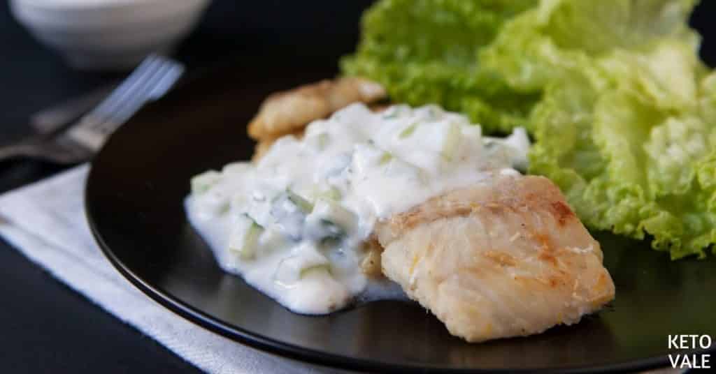 Fried Fish with Raita