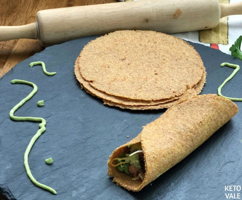 Gluten Free Flaxseed Tortillas