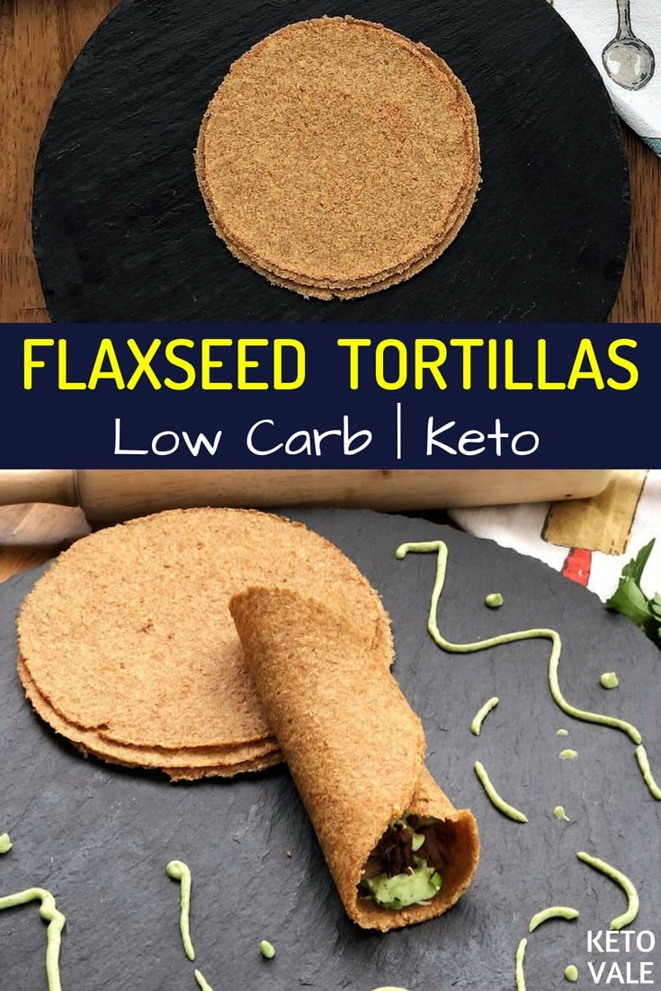 Keto-Leinsamen-Tortillas