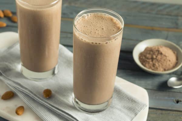 Keto chocolate protein shake