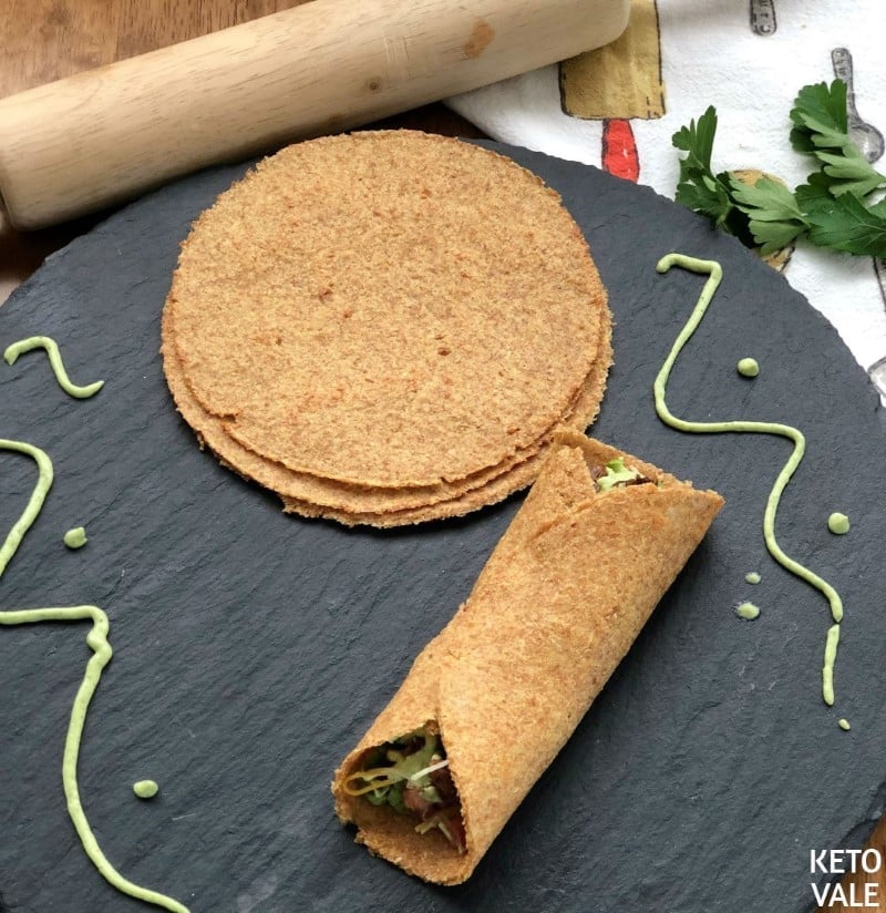 Low Carb Flaxseed Tortillas