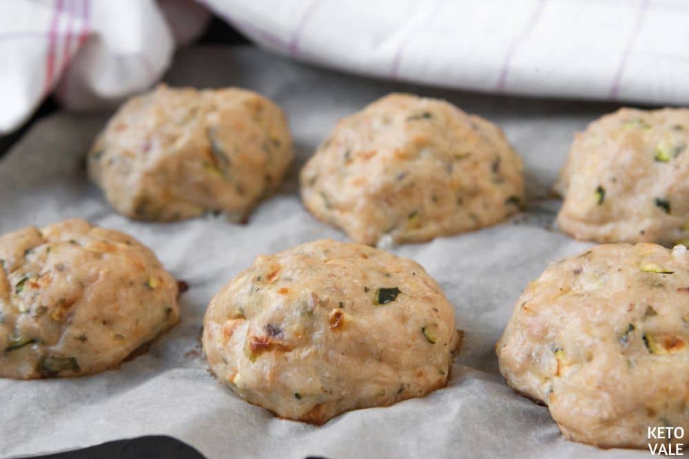 baking zucchini chicken meatballs