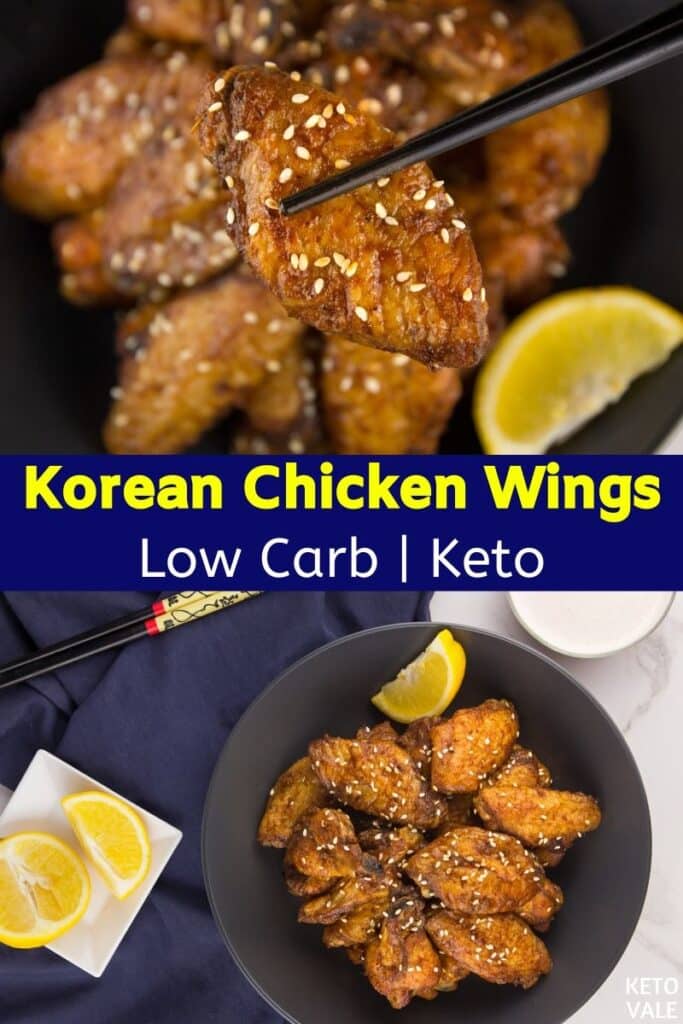 low carb korean chicken wings