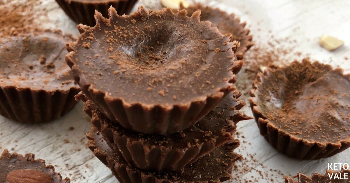Super Easy Keto Almond Butter Cocoa Fat Bombs Low Carb Recipe