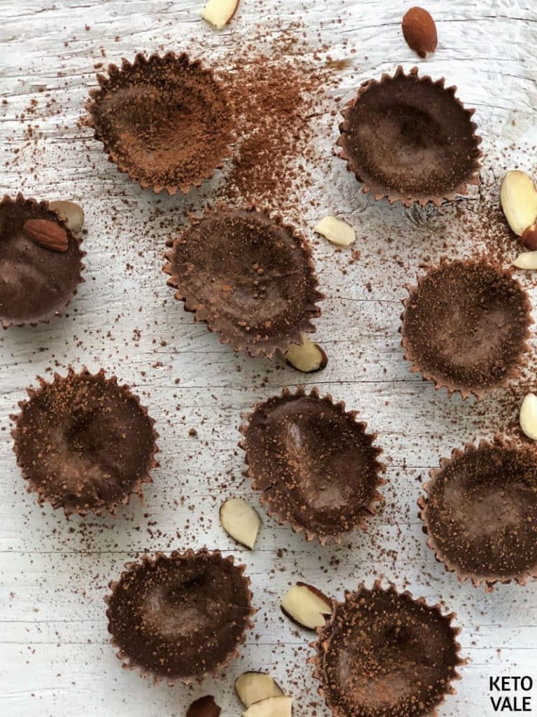 Keto Almond Butter Cocoa Fat Bombs Low Carb Recipe Keto Vale