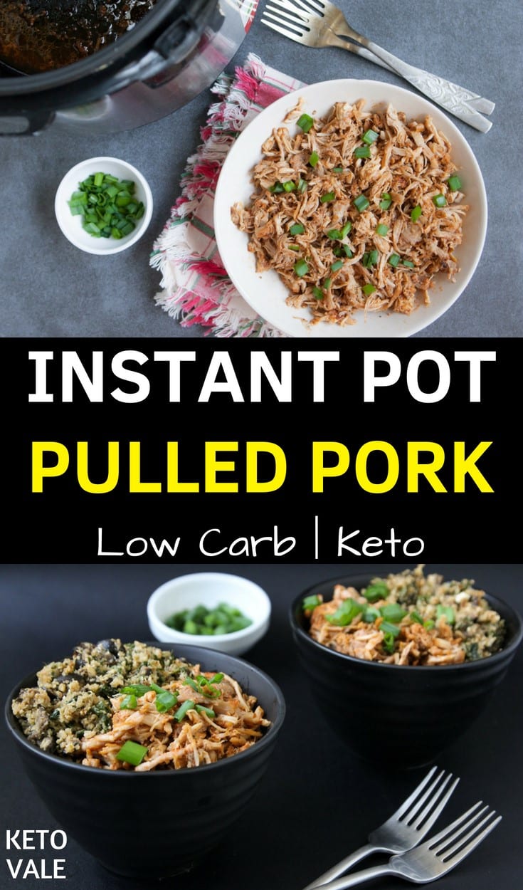 Instant Pot Pulled Pork Low Carb