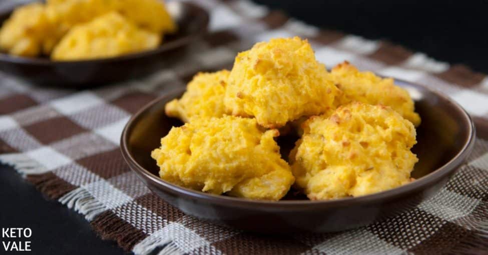 Keto Coconut Flour Biscuits with Garlic and Cheese | KetoVale