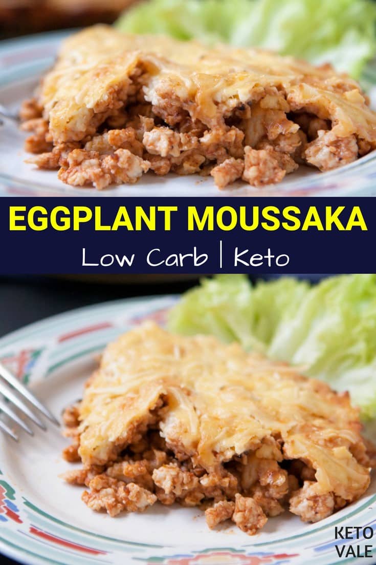Keto Eggplant Moussaka