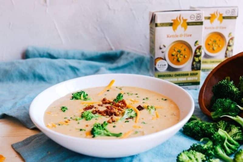 kettle and fire broccoli cheddar soup