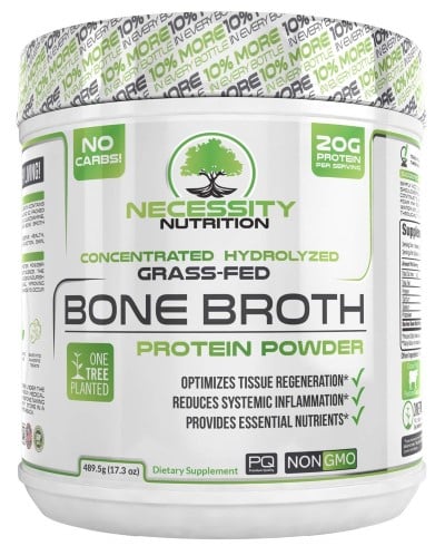 Necessity Nutrition bone broth