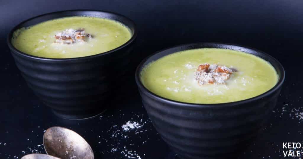 keto creamy spinach soup