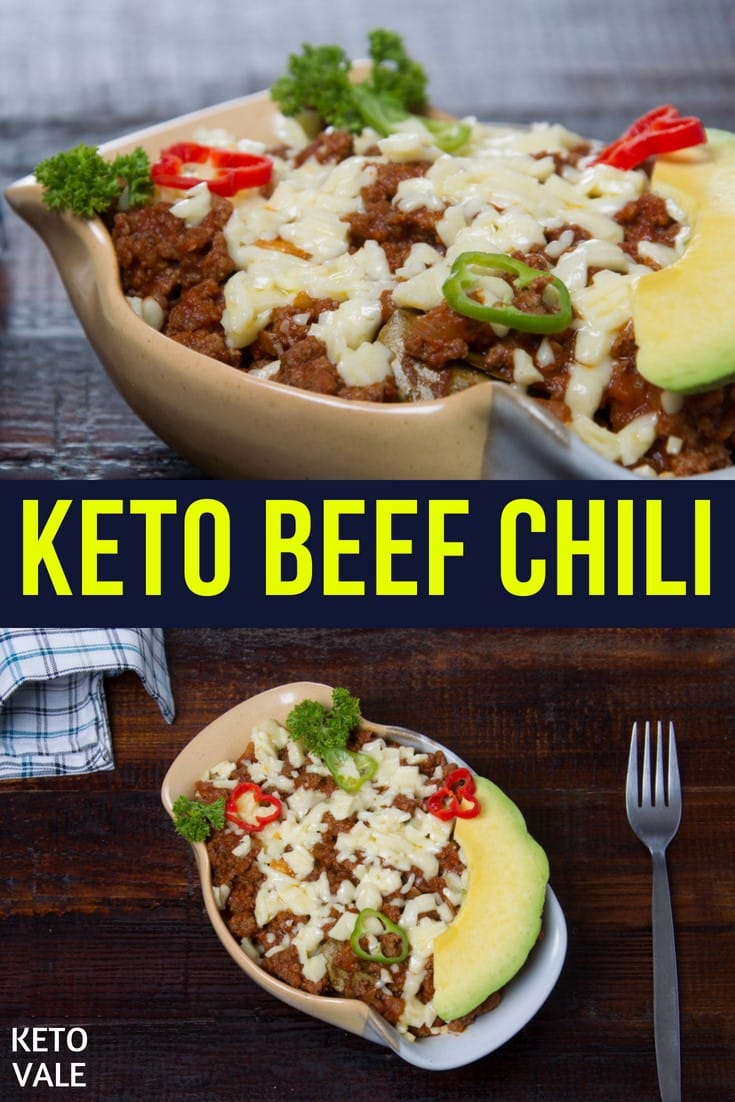 low carb beef chili