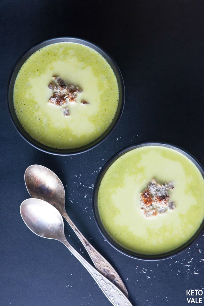 low carb spinach soup