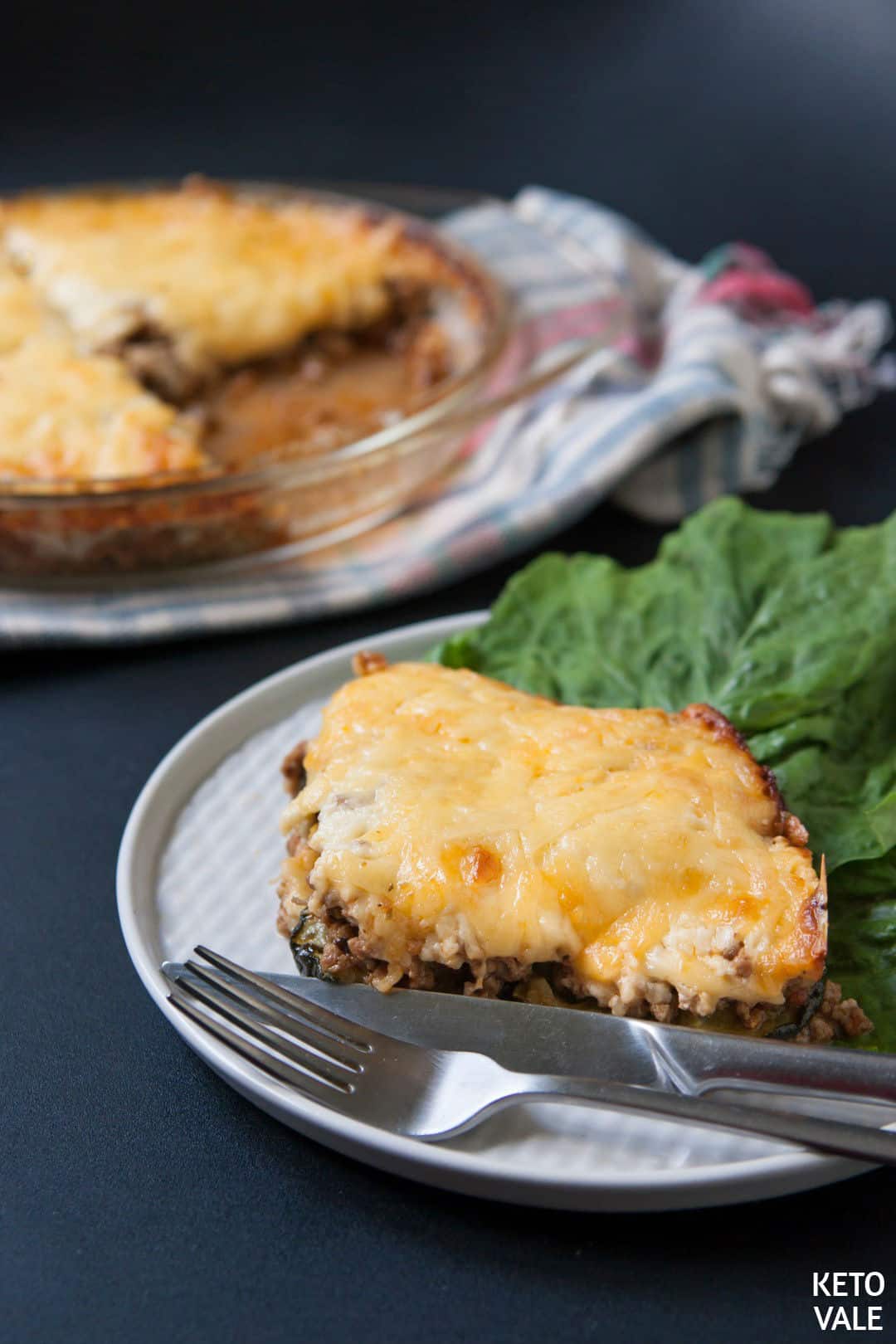 beef moussaka with zucchini