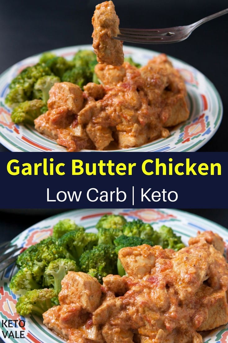 low carb butter chicken breast