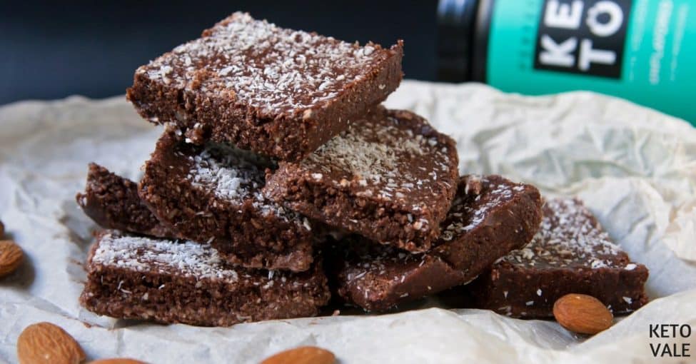 Keto Almond Coconut Collagen Protein Bars Recipe KetoVale