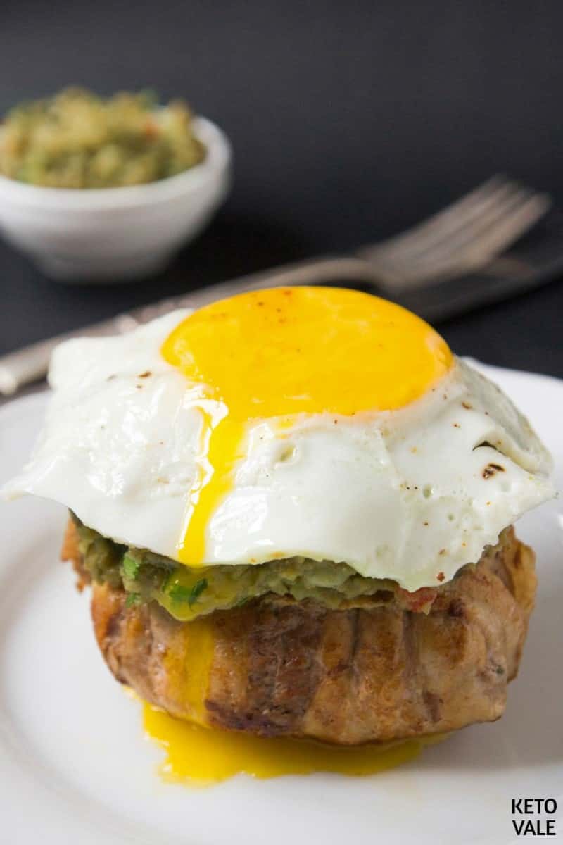 bacon egg guacamole