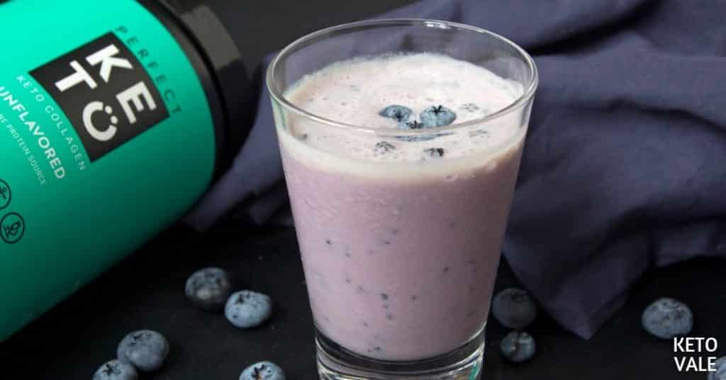blueberry collagen smoothie