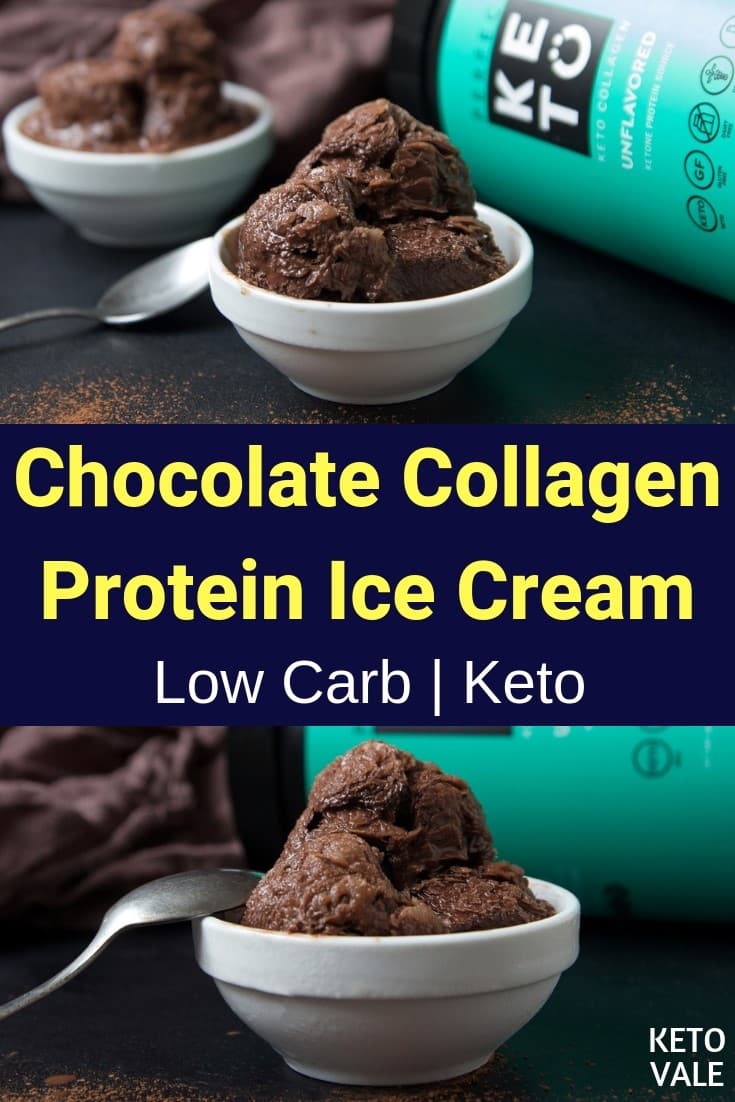 chocolate collagen protein ice cream
