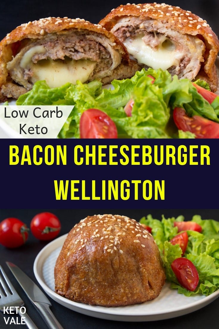 Keto Bacon Cheeseburger Wellington