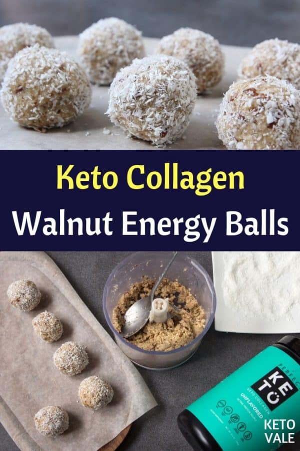 Keto Collagen Walnut Energy Balls KetoVale