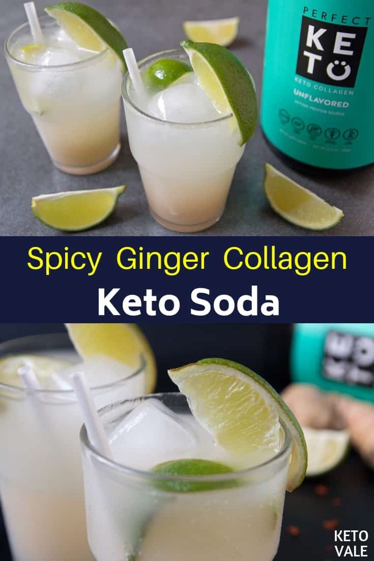 keto spicy ginger soda