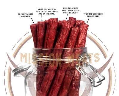 Mission Meats Beef Sticks