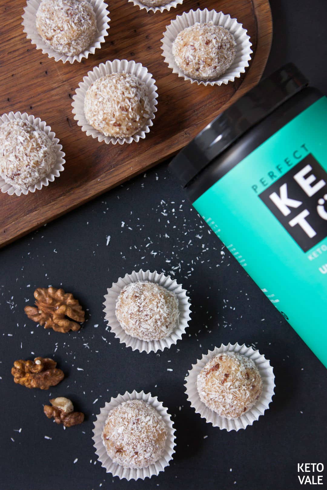 Keto Collagen Walnut Energy Balls KetoVale